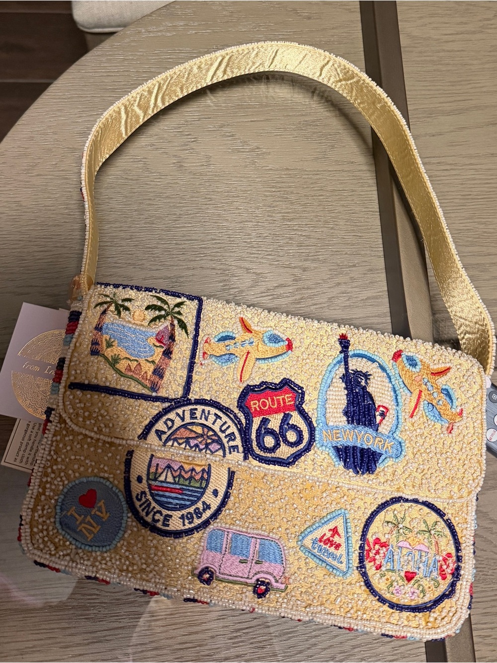 Viral beaded Route 66 purse - Picture 4 of 4